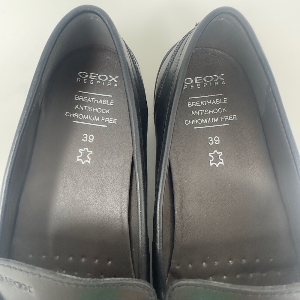 Geox Leather Driving Loafers - Picture 4 of 9